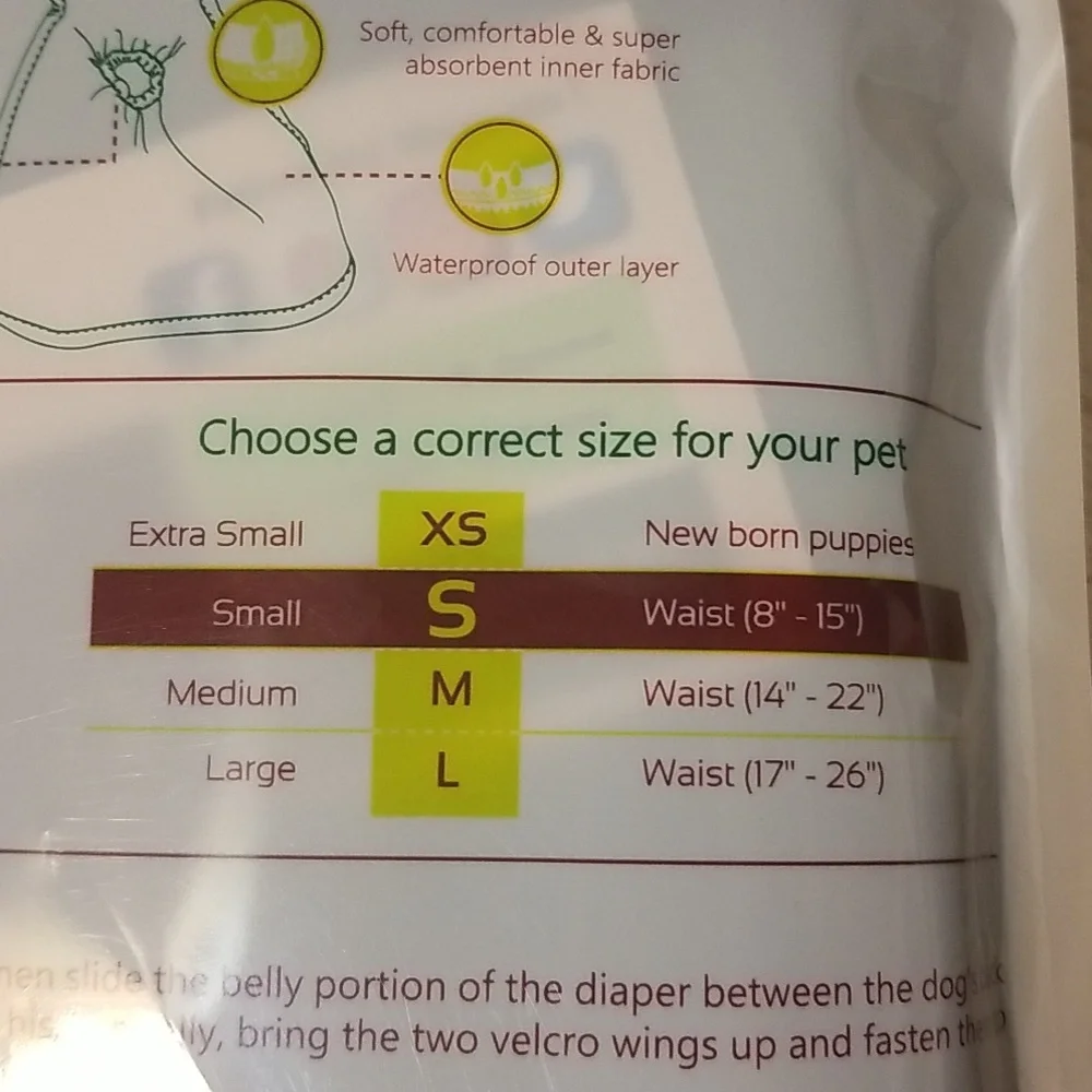 Female dog diapers